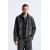 Zara Облегающая джинсовая куртка , Цвет: Серый, Размер: M (US M), изображение 2