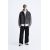 Zara Джинсовая куртка , Цвет: Серый, Размер: XL (US XL)