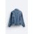 Zara Джинсовая куртка с карманом , Цвет: Синий, Размер: M (US M), изображение 8