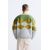 Zara Кардиган с рисунком даймонджаккард, свободного кроя, с v-образным вырезом, длинными рукавами, ребристыми краями и застежкой на пуговицы, Цвет: Серый, Размер: M (US M), изображение 4
