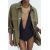 Zara Куртка с капюшоном и завязками на талии , Цвет: Зеленый, Размер: XS, изображение 5