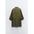 Zara Куртка с капюшоном и завязками на талии , Цвет: Зеленый, Размер: XS, изображение 7