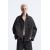 Zara Джинсовая куртка oversize - ограниченная серия , Цвет: Черный, Размер: S (US S), изображение 2
