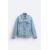 Zara Джинсовая куртка ripped denim , Цвет: Синий, Размер: S (US S), изображение 5