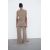 Zara Soft piqué wide-leg trousers , Цвет: Телесный, Размер: L, изображение 4