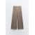 Zara Soft piqué wide-leg trousers , Цвет: Телесный, Размер: L, изображение 5