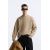 Zara   мягкий текстурированный свитер , Цвет: Бежевый, Размер: M (US M), изображение 2