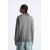 Zara Мягкий текстурированный свитер , Цвет: Серый, Размер: S (US S), изображение 3