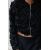 Zara Куртка из текстурированной ткани , Цвет: Черный, Размер: XS, изображение 3