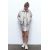 Zara Водоотталкивающая куртка с отложным воротником, длинными рукавами с защипами на манжетах, Цвет: Серый, Размер: M
