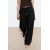 Zara Широкие длинные брюки с высокой талией, имеющие регулируемый эластичный пояс с шнурками, Цвет: Черный, Размер: XXL, изображение 2