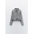 Zara Джинсовая куртка z1975 с имитацией жемчуга , Цвет: Серый, Размер: XS