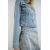 Zara Куртка из денима z1975 с прилегающим кроем , Цвет: Синий, Размер: S, изображение 2