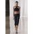 Zara Капри средней посадки из коллекции zw collection сделаны из 33% вискозы, Цвет: Черный, Размер: M
