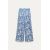 Zara Брюки средней посадки из 100% хлопка, Цвет: Синий, Размер: XS, изображение 6