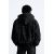 Zara Куртка из денима с контрастной подкладкой из меха, Цвет: Черный, Размер: S (US S), изображение 3