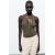 Zara Брюки-капри с эластичным поясом , Цвет: Бежевый, Размер: M, изображение 4