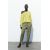 Zara Обрезанные брюки с эластичным поясом , Цвет: Зеленый, Размер: XS