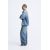 Zara Джинсовая рубашка с карманами , Цвет: Синий, Размер: L (US L), изображение 4