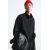 Zara Джинсовая свитшот с кожанным замком , Цвет: Черный, Размер: XL (US XL), изображение 5