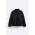 Zara Джинсовая свитшот с кожанным замком , Цвет: Черный, Размер: XL (US XL), изображение 7