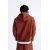 Zara Худи из трикотажа с текстурой искусственного меха , Цвет: Красный, Размер: S (US S), изображение 3