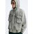 Zara Джинсовая куртка с капюшоном , Цвет: Серый, Размер: XL (US XL), изображение 6