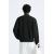 Zara Кардиган свободного кроя с текстурой крупной вязки , Цвет: Черный, Размер: M (US M), изображение 3