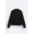Zara Кардиган свободного кроя с текстурой крупной вязки , Цвет: Черный, Размер: M (US M), изображение 8