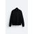 Zara Мягкий свитер с высоким воротником , Цвет: Черный, Размер: S (US S), изображение 5