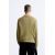 Zara Текстурированный свитер с открытым вязанием , Цвет: Хаки, Размер: M (US M), изображение 3