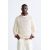 Zara Текстурный свитер с открытым вязаным узором , Цвет: Бежевый, Размер: M (US M), изображение 2