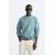 Zara Текстурированный свитер , Цвет: Синий, Размер: L (US L)