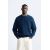 Zara Текстурированный свитер , Цвет: Синий, Размер: M (US M), изображение 2