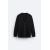 Zara Кардиган из шерстяной смеси в оверсайзе с v-образным вырезом, Цвет: Черный, Размер: L-XL (US L-XL), изображение 7