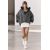 Zara Куртка-бомбер zw collection с отстёгивающимся деталем , Цвет: Серый, Размер: XS-S