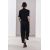Zara Брюки средней посадки zw collection carrot-fit с маленькими складками , Цвет: Черный, Размер: XS, изображение 3