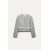 Zara Куртка с круглым воротником и длинными рукавами, Цвет: Металлик, Размер: XS, изображение 6