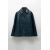 Zara Куртка из 100% кожи, Цвет: Синий, Размер: M, изображение 15