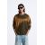 Zara   abstract print sweater , Цвет: Коричневый, Размер: M (US M), изображение 2