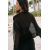 Zara Асимметричный вязаный топ , Цвет: Черный, Размер: M, изображение 3