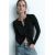 Zara Кардиган со съемным отделителем и пуговицами , Цвет: Черный, Размер: S, изображение 2