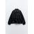 Zara Куртка из нейлона с контрастными вставками , Цвет: Черный, Размер: XS