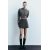 Zara Укороченный кардиган с круглым вырезом, длинными рукавами, ребристыми отделками и застежкой на пуговицы, Цвет: Серый, Размер: XS