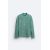Zara Джемпер с эффектом потертости из текстурированного хлопкового трикотажа, Цвет: Зеленый, Размер: M (US M), изображение 6
