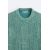 Zara Джемпер с эффектом потертости из текстурированного хлопкового трикотажа, Цвет: Зеленый, Размер: M (US M), изображение 8