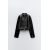 Zara Куртка с эффектом кожи , Цвет: Черный, Размер: XS, изображение 7