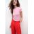 Zara Широкие брюки с вытачками , Цвет: Красный, Размер: XL, изображение 2