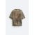 Zara Разворотная трикотажная футболка , Цвет: Коричневый, Размер: S (US S), изображение 8