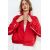 Zara Куртка из атласа с контрастной окантовкой , Цвет: Красный, Размер: XS, изображение 2